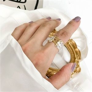 Vintage Baroque Ring, Handmade Hollow-out Ring